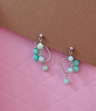 Load image into Gallery viewer, Front Back Earrings - Gemstones (Product ref: E052)