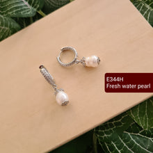 Load image into Gallery viewer, Hoop Earrings - Gemstones (Product ref: E344)