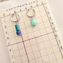 Load image into Gallery viewer, Hoop Earrings - Gemstones (Product ref: E344)