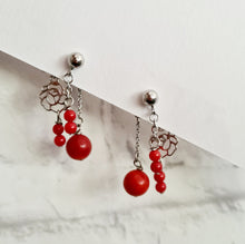 Load image into Gallery viewer, Front Back Earrings - Gemstones (Product ref: E022)