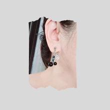 Load image into Gallery viewer, Front Back Earrings - Gemstones (Product ref: E023)