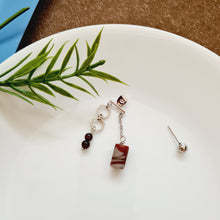Load image into Gallery viewer, Front Back Earrings - Gemstones (Product ref: E024)