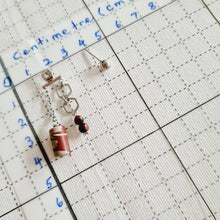 Load image into Gallery viewer, Front Back Earrings - Gemstones (Product ref: E024)