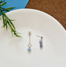 Load image into Gallery viewer, Front Back Earrings - Gemstones (Product ref: E026)