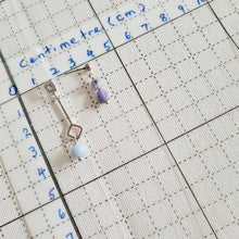 Load image into Gallery viewer, Front Back Earrings - Gemstones (Product ref: E026)