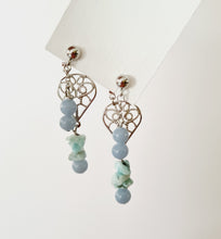 Load image into Gallery viewer, Front Back Earrings - Gemstones (Product ref: E027)