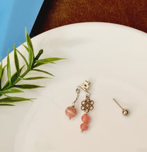 Load image into Gallery viewer, Front Back Earrings - Gemstones (Product ref: E053)