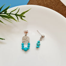 Load image into Gallery viewer, Front Back Earrings - Gemstones (Product ref: E057)