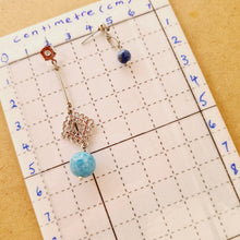 Load image into Gallery viewer, Front Back Earrings - Gemstones (Product ref: E194)