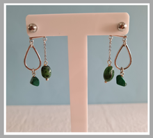 Load image into Gallery viewer, Front Back Earrings - Gemstones (Product ref: E197)