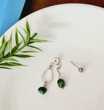 Load image into Gallery viewer, Front Back Earrings - Gemstones (Product ref: E197)