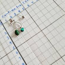 Load image into Gallery viewer, Front Back Earrings - Gemstones (Product ref: E197)