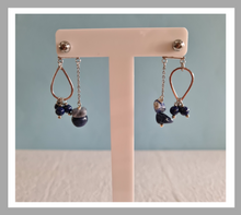 Load image into Gallery viewer, Front Back Earrings - Gemstones (Product ref: E198Scr)