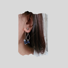 Load image into Gallery viewer, Front Back Earrings - Gemstones (Product ref: E198Scr)