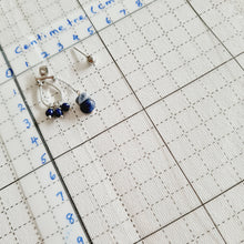 Load image into Gallery viewer, Front Back Earrings - Gemstones (Product ref: E198Scr)