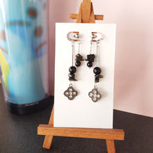 Load image into Gallery viewer, Front Back Earrings - Gemstones (Product ref: E201)