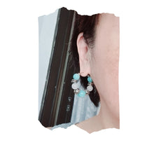 Load image into Gallery viewer, Hoop Earrings - Gemstones (Product ref: E211)