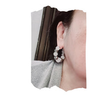 Load image into Gallery viewer, Hoop Earrings - Gemstones (Product ref: E211)