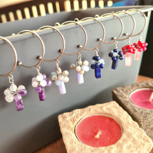 Load image into Gallery viewer, Hoop Earrings - Gemstones (Product ref: E214)