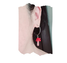 Load image into Gallery viewer, Hoop Earrings - Gemstones (Product ref: E214)