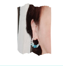 Load image into Gallery viewer, Hoop Earrings - Gemstones (Product ref: E215)