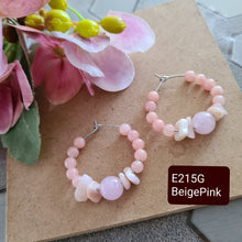 Load image into Gallery viewer, Hoop Earrings - Gemstones (Product ref: E215)