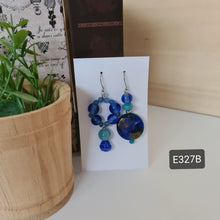 Load image into Gallery viewer, Asymmetrical Earrings - Resin / Acetate (Product ref: E327)