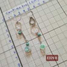 Load image into Gallery viewer, Asymmetrical Earrings - Resin / Acetate (Product ref: E329)