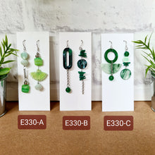 Load image into Gallery viewer, Asymmetrical Earrings - Resin / Acetate (Product ref: E330)