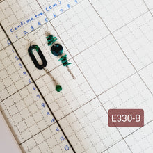 Load image into Gallery viewer, Asymmetrical Earrings - Resin / Acetate (Product ref: E330)