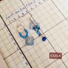 Load image into Gallery viewer, Asymmetrical Earrings - Resin / Acetate (Product ref: E333)