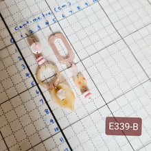 Load image into Gallery viewer, Asymmetrical Earrings - Resin / Acetate (Product ref: E339)