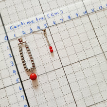 Load image into Gallery viewer, Steel Earrings -Front Back Earrings with Gemstones (Product ref: E350)
