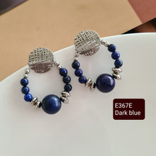 Load image into Gallery viewer, Stud Earrings - Gemstones (Product ref: E367)