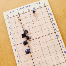 Load image into Gallery viewer, Front Back Earrings - Gemstones (Product ref: E368)