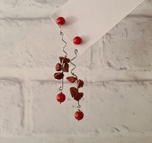Load image into Gallery viewer, Front Back Earrings - Gemstones (Product ref: E369)