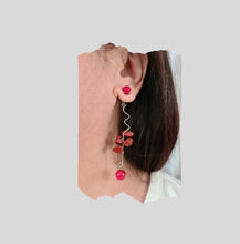 Load image into Gallery viewer, Front Back Earrings - Gemstones (Product ref: E369)
