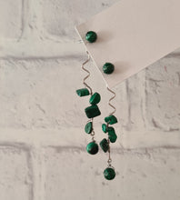 Load image into Gallery viewer, Front Back Earrings - Gemstones (Product ref: E370)