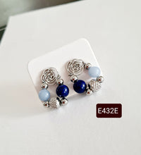 Load image into Gallery viewer, Stud Earrings - Gemstones (Product ref: E432)