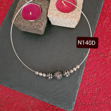Load image into Gallery viewer, Choker Necklace - Silver Tone ( Product ref: N140 )