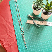 Load image into Gallery viewer, Steel Statement Necklace - (Product ref: N390)