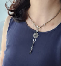 Load image into Gallery viewer, Steel Statement Necklace - (Product ref: N391)