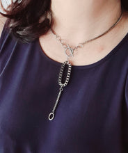 Load image into Gallery viewer, Steel Statement Necklace - (Product ref: N392)