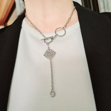 Load image into Gallery viewer, Steel Statement Necklace - (Product ref: N393)