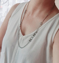 Load image into Gallery viewer, Steel Statement Necklace - (Product ref: N394)