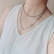 Load image into Gallery viewer, Steel Statement Necklace - (Product ref: N394)