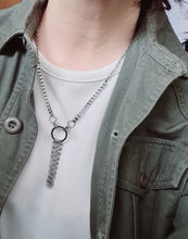 Load image into Gallery viewer, Steel Statement Necklace - (Product ref: N421)