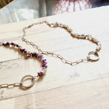 Load image into Gallery viewer, Steel Statement Necklace - (Product ref: N422)