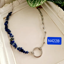 Load image into Gallery viewer, Steel Statement Necklace - (Product ref: N422)