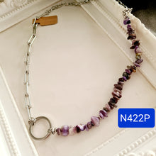 Load image into Gallery viewer, Steel Statement Necklace - (Product ref: N422)